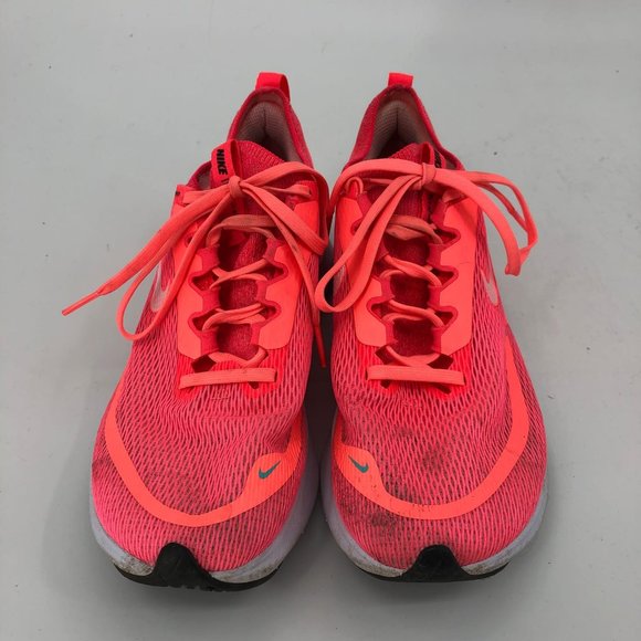 Nike Pink & White Breathable Textile Athletic Shoes | Size 8 - Picture 3 of 7
